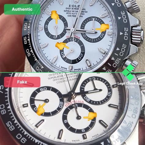 distinguere rolex daytona vero da falso|real daytona vs rolex.